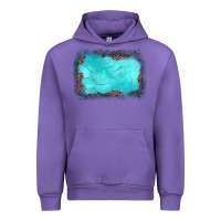 Tulip gemstone leopard background Urban Hoodie - JahusDesignShop