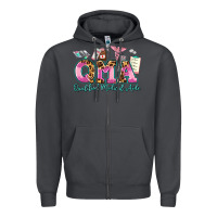Smoke qma qualified medical aide Zipper Hoodie - AdoDesignShop
