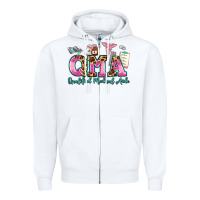 White qma qualified medical aide Zipper Hoodie - AdoDesignShop