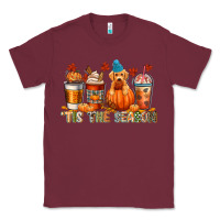 Burgundy tis the season Classic Tee - CowGirlArtShop
