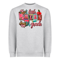 Heather Grey little miss 5 th grade Heavyweight Sweatshirt - AdoDesignShop