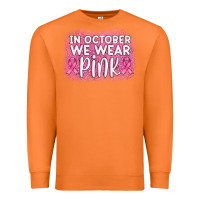 Carrot in october we wear pink leopard glitter Premium Sweatshirt - AdoDesignShop