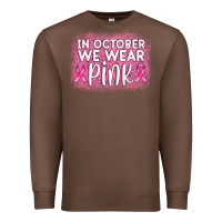 Chestnut in october we wear pink leopard glitter Premium Sweatshirt - AdoDesignShop
