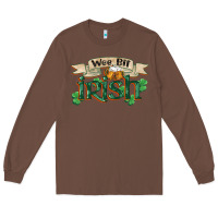 Chestnut wee bit irish st patrick's day Long Sleeve Tee - FaDigitalArtStudio
