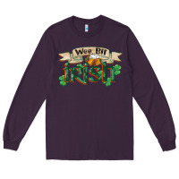 Plum wee bit irish st patrick's day Long Sleeve Tee - FaDigitalArtStudio