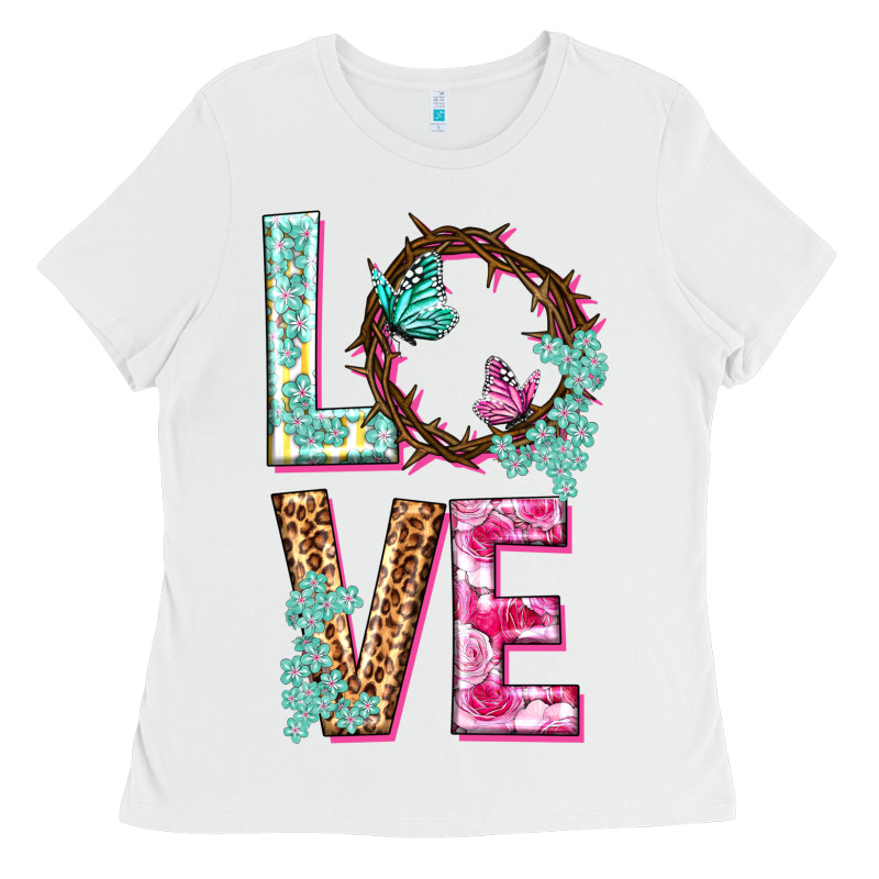 Love Crown Of The Thorns Easter Day Ladies Tee by HowdyJamesFarm | Teevron