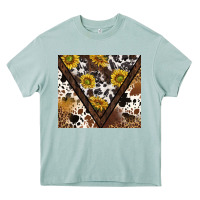 Arona western sunflowers and cowhide tumbler tbs Heavy Core Tee - TumblerDesignByShophia