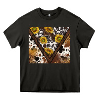 Asphalt western sunflowers and cowhide tumbler tbs Heavy Core Tee - TumblerDesignByShophia