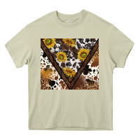 Mossy western sunflowers and cowhide tumbler tbs Heavy Core Tee - TumblerDesignByShophia