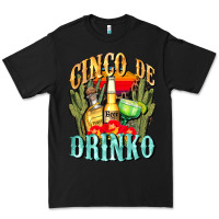 Black cinco de drinko cinco de mayo Premium Tee - CowGirlArtShop