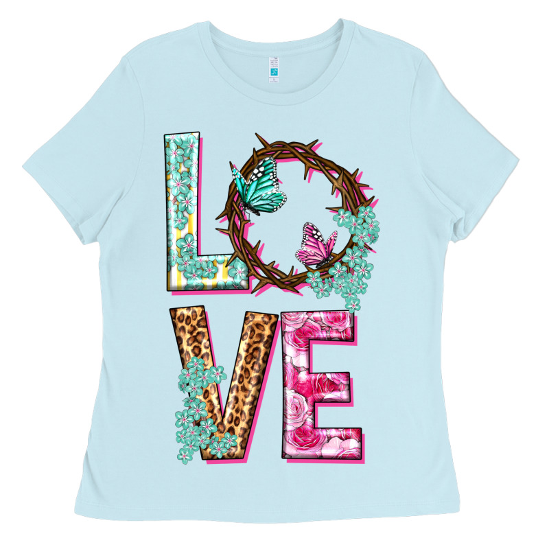Love Crown Of The Thorns Easter Day Ladies Tee by HowdyJamesFarm | Teevron