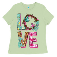 Matcha Love crown of the thorns Easter Day Ladies Tee - HowdyJamesFarm