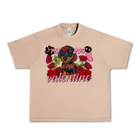 Burro My dog is my Valentine's Day Urban Heavy Tee - FaDigitalArtStudio