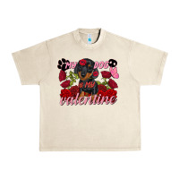 Sandshell My dog is my Valentine's Day Urban Heavy Tee - FaDigitalArtStudio