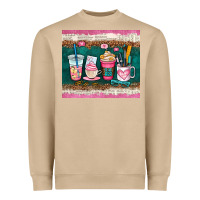 Mushroom teacher coffee cups Heavyweight Sweatshirt - AdoDesignShop