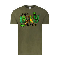 Vintage Olive One lucky mom St. Patrick's Vintage Tee - OliviaCreatesArt