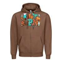 Chestnut lpn fall nurse with Zipper Hoodie - AdoDesignShop