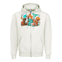 Oatmeal Heather lpn fall nurse with Zipper Hoodie - AdoDesignShop