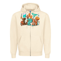 Sandshell lpn fall nurse with Zipper Hoodie - AdoDesignShop