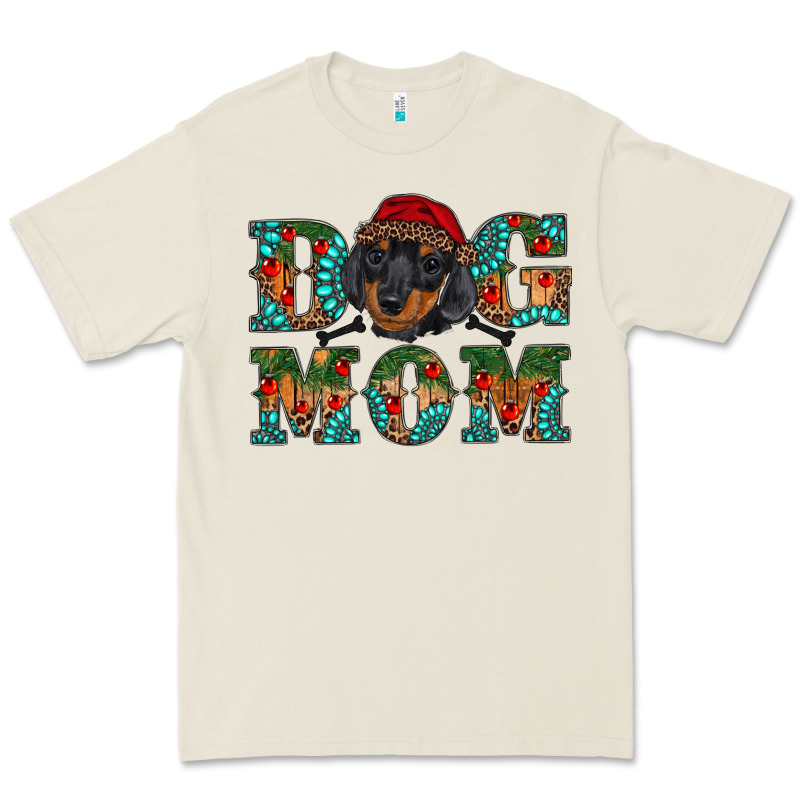 Christmas Dog Mom Dachshund Premium Tee by RanaPortraitStore | Teevron