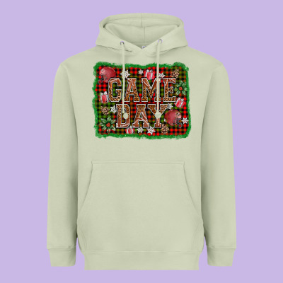 Game Day Christmas Heavyweight Hoodie Designed By Adodesignshop