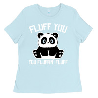Baby Blue panda cub fluff you giant panda Ladies Tee - linhVisuals