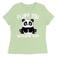 Matcha panda cub fluff you giant panda Ladies Tee - linhVisuals