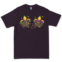 Plum skeleton hands mardi gras Premium Tee - CowGirlArtShop