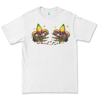 White skeleton hands mardi gras Premium Tee - CowGirlArtShop