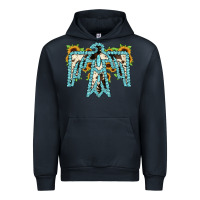Navy thuhderbird Urban Hoodie - JahusDesignShop