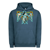 Pigment Midnight Navy thuhderbird Urban Hoodie - JahusDesignShop
