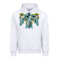 White thuhderbird Urban Hoodie - JahusDesignShop