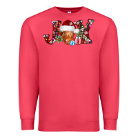 Cardinal joy christmas heifer Premium Sweatshirt - AdoDesignShop