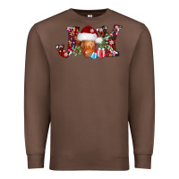 Chestnut joy christmas heifer Premium Sweatshirt - AdoDesignShop