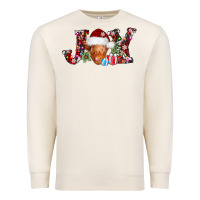 Sandshell joy christmas heifer Premium Sweatshirt - AdoDesignShop