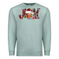 Seafoam joy christmas heifer Premium Sweatshirt - AdoDesignShop