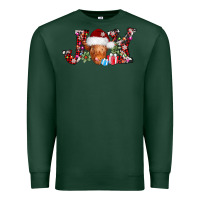 Sports Green joy christmas heifer Premium Sweatshirt - AdoDesignShop