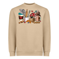 Mushroom bakery coffee cups Heavyweight Sweatshirt - AdoDesignShop