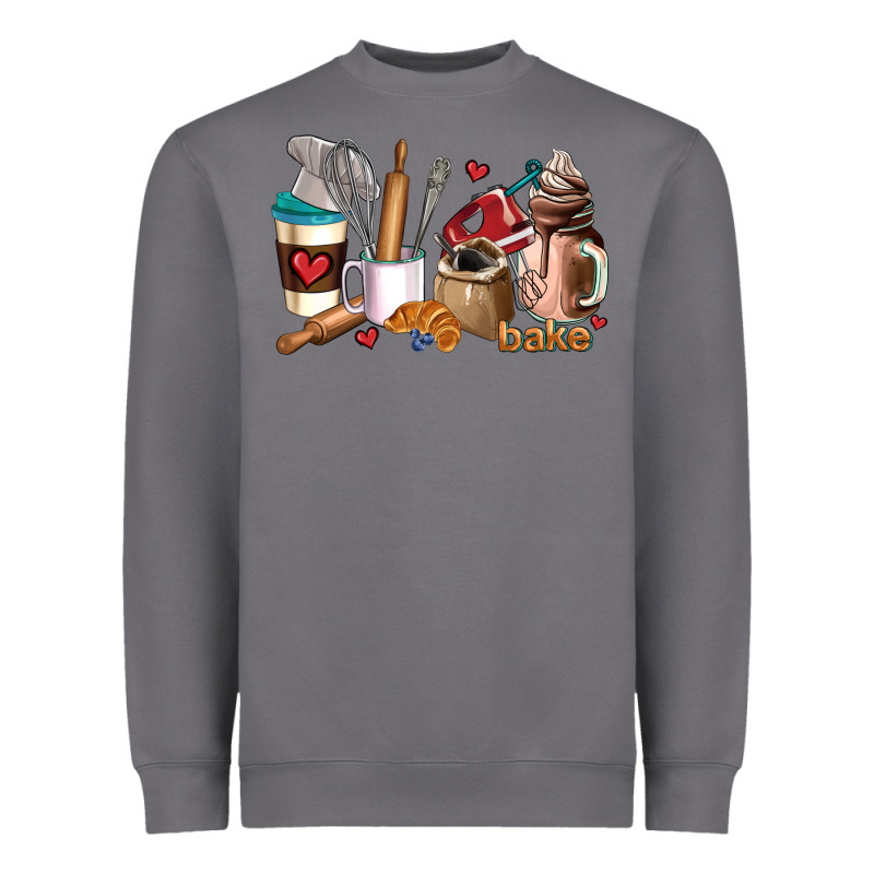 Bakery Coffee Cups Heavyweight Sweatshirt by AdoDesignShop | Teevron