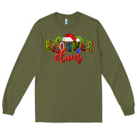 Army Green christmas brother claus Long Sleeve Tee - FaDigitalArtStudio