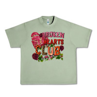 Oil Green Broken heart club Urban Heavy Tee - FaDigitalArtStudio
