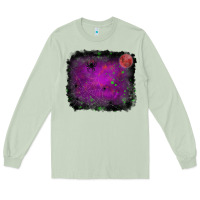 Matcha halloween backround moon Long Sleeve Tee - RanaPortraitStore