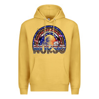 Antique Gold american nurse Premium Hoodie - SublimationCraftShop