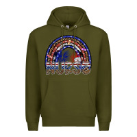 Army Green american nurse Premium Hoodie - SublimationCraftShop