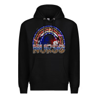 Black american nurse Premium Hoodie - SublimationCraftShop