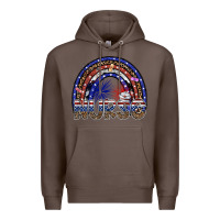 Coffee american nurse Premium Hoodie - SublimationCraftShop