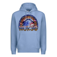Colony Blue american nurse Premium Hoodie - SublimationCraftShop
