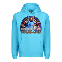 Ocean Blue american nurse Premium Hoodie - SublimationCraftShop