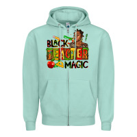Seafoam black teacher  magic Zipper Hoodie - AdoDesignShop