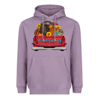 Lavender thanksgiving truck turkey pumpkin Heavyweight Hoodie - AdoDesignShop